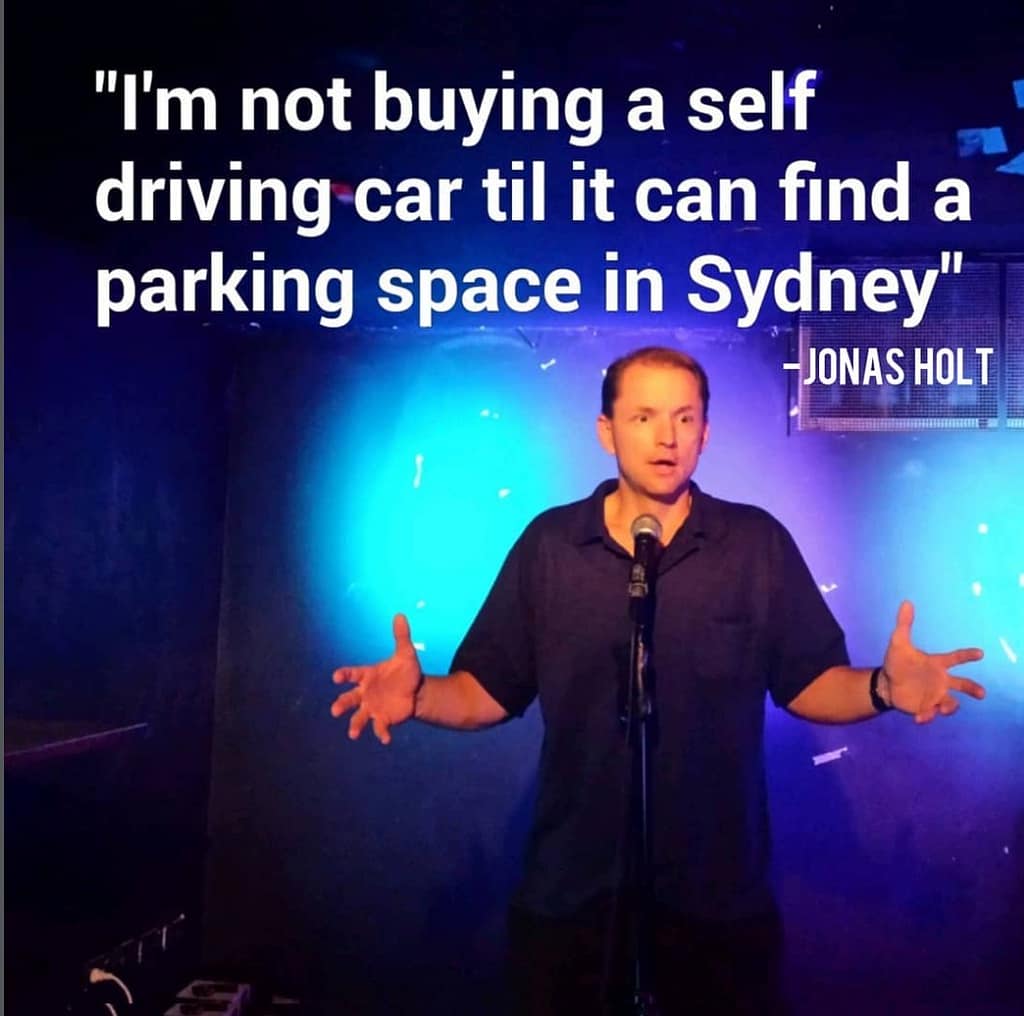 Comedy entertainer for Sydney kids parties, performing stand-up comedy - Jonas Holt