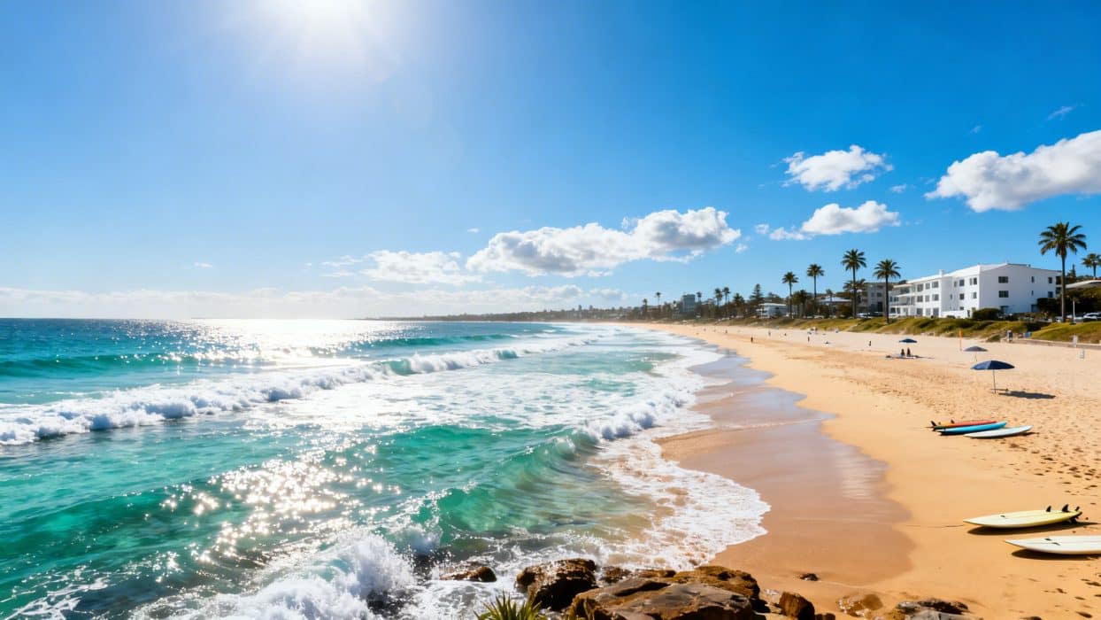 An iconic location shot of Sydney's Northern Beaches, one of our core kids party entertainment areas