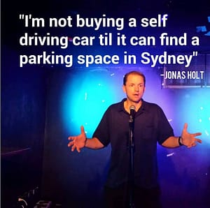 Comedy entertainer for Sydney kids parties, performing stand-up comedy - Jonas Holt