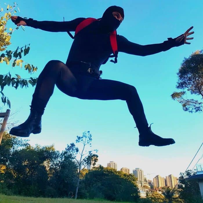 In-character legendary adventurer comedy entertainer for Sydney kids parties – SuperNinja