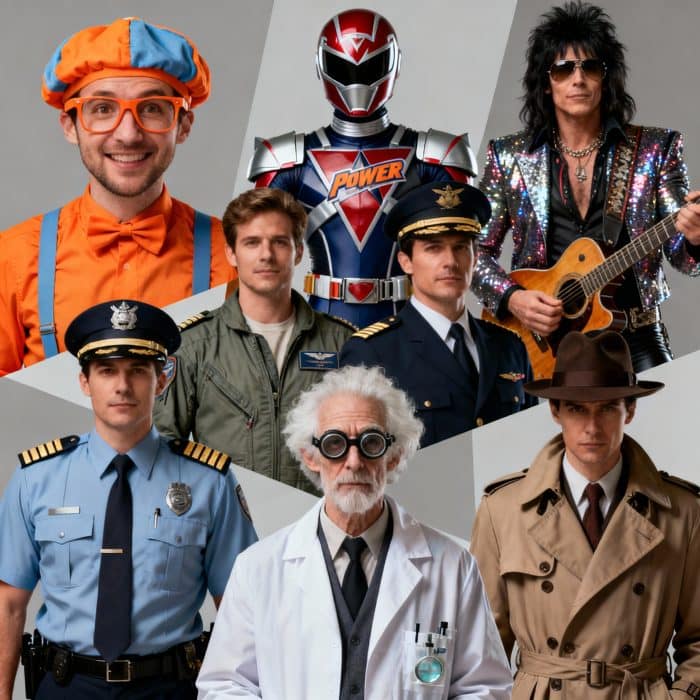 In-character legendary adventurer comedy entertainer for Sydney kids parties – custom